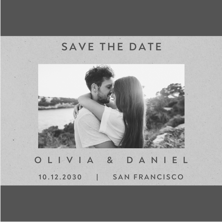 Custom Photo Save The Date Magnets