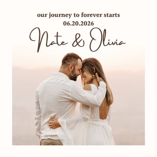 Custom Photo Save The Date Magnets